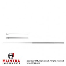 Rhoton Micro Curette Stainless Steel, 18.5 cm - 7 1/4" Tip Size 1.0 x 2.0 mm